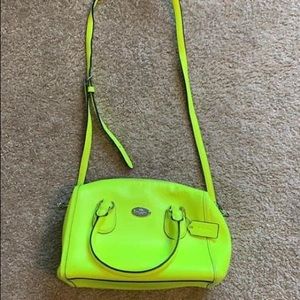 Neon Coach Crossbody